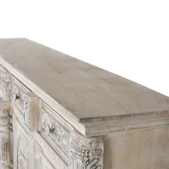 Wohnen Vintage Design Sideboard in Holz White Wash - Cionga