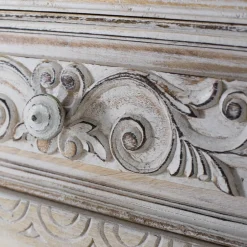 Wohnen Vintage Design Sideboard in Holz White Wash - Cionga