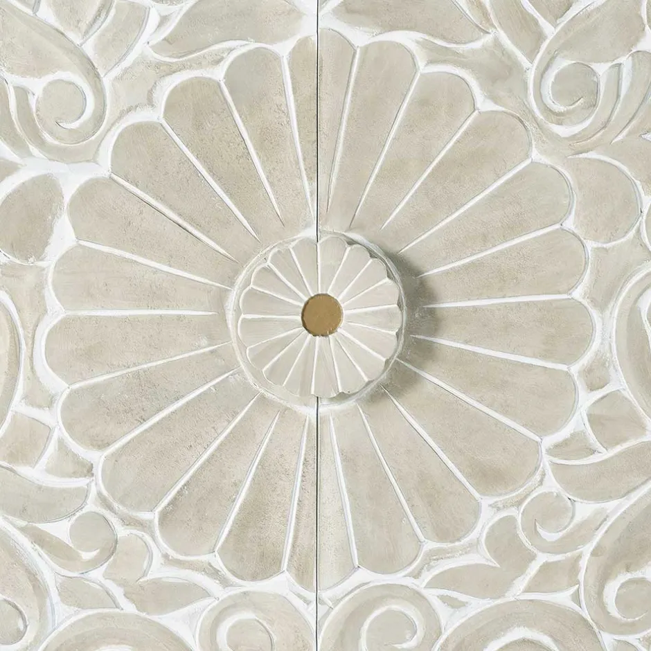 Wohnen Vintage Design Sideboard aus Mango Massivholz - Triboot