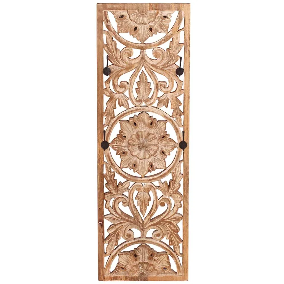 Wohnen Vintage Dielenmöbel mit Schnitzereien - Runiasa (fünfteilig)