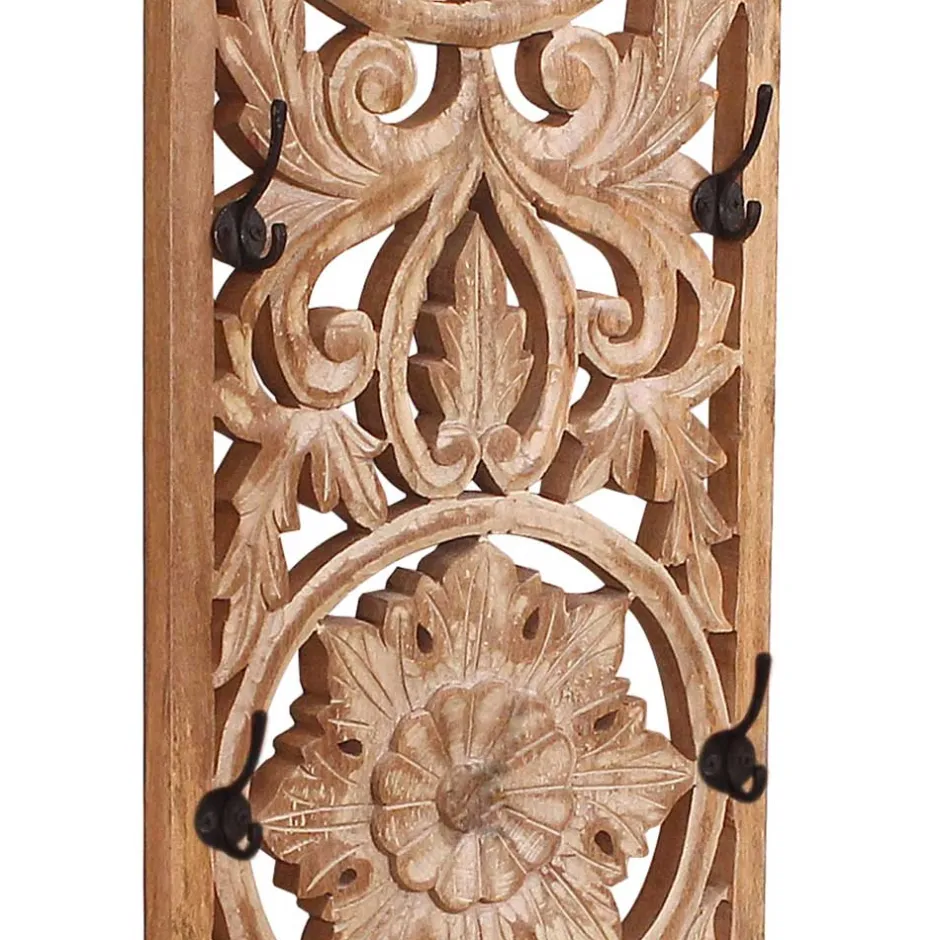 Wohnen Vintage Dielenmöbel mit Schnitzereien - Runiasa (fünfteilig)