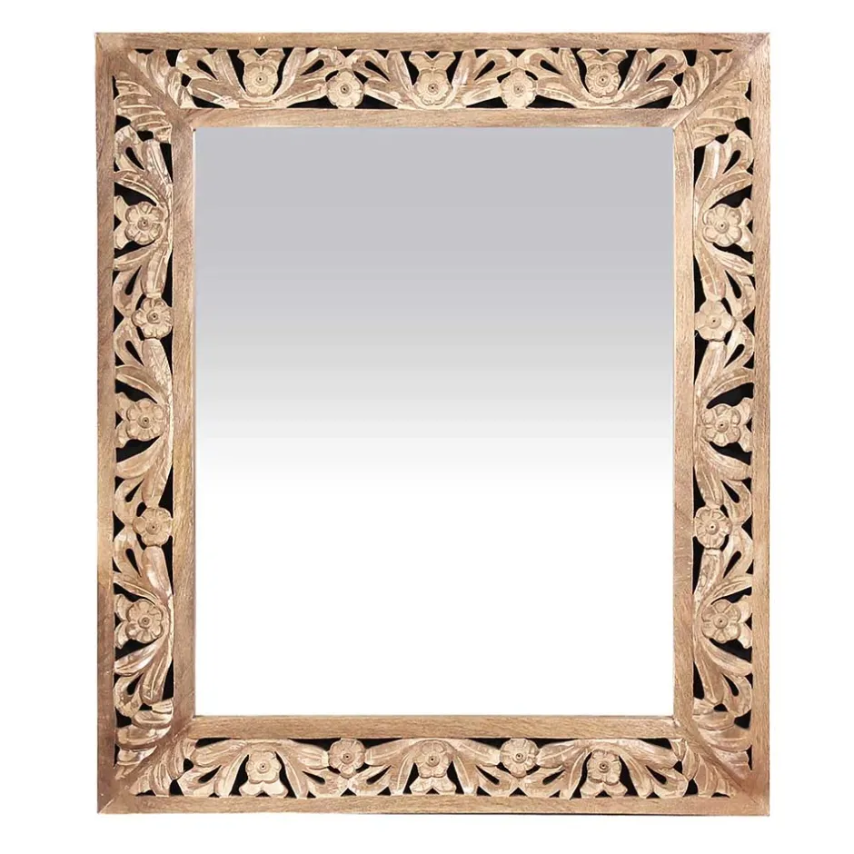 Wohnen Vintage Dielenmöbel mit Schnitzereien - Runiasa (fünfteilig)