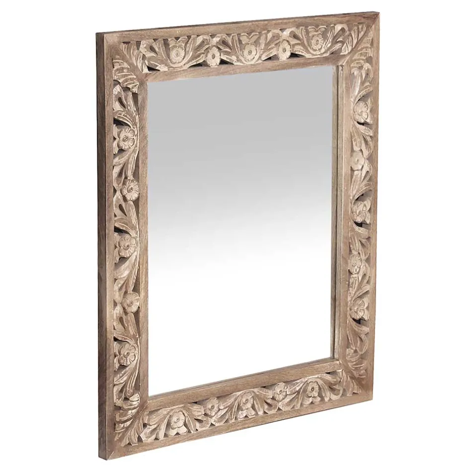 Wohnen Vintage Dielenmöbel mit Schnitzereien - Runiasa (fünfteilig)