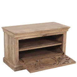 Wohnen Vintage Dielenmöbel mit Schnitzereien - Runiasa (fünfteilig)