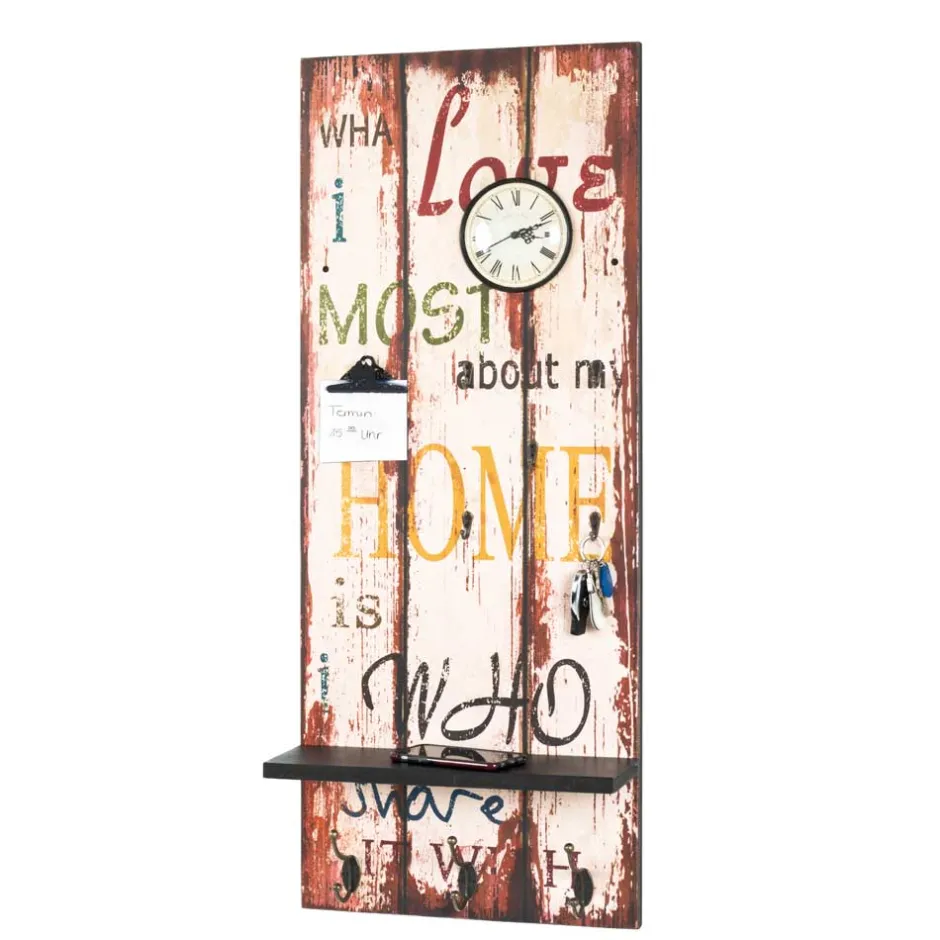 Wohnen Vintage Garderobe Coventry mit Uhr