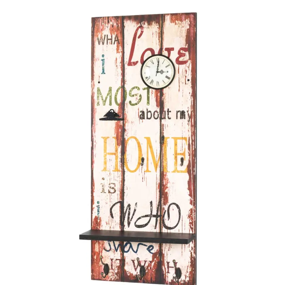 Wohnen Vintage Garderobe Coventry mit Uhr