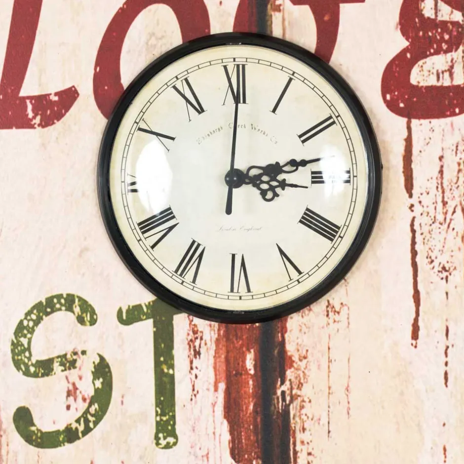 Wohnen Vintage Garderobe Coventry mit Uhr