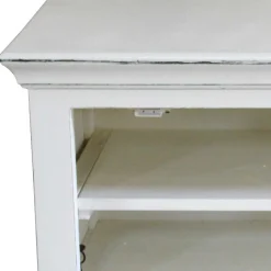 Wohnen Vintage Landhaus Schuhbank in Antikweiß - Wittgenstein