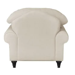 Wohnen Vintage Sessel im Landhaus Look - Merandes