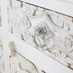 Wohnen Vintage Sideboard in Antikweiß - Celorma