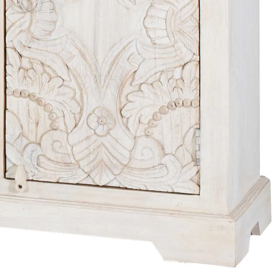 Wohnen Vintage Sideboard in Antikweiß - Celorma