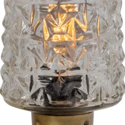 Wohnen Vintage Tischleuchten aus Strukturglas - Acristodad (2er Set)