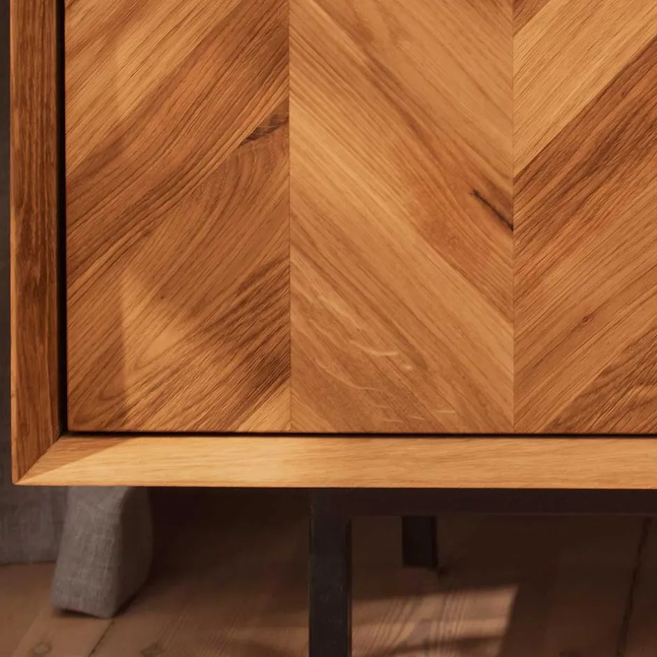 Vitrine Highboard mit 3 Türen & Schubladen - Kerfa^Wohnen New