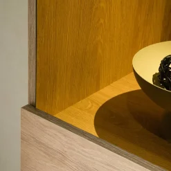 Vitrine in Eiche Stone Holzoptik - Jaskin^Wohnen Online