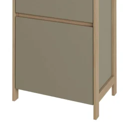 Wohnen Vitrine in Eukalyptus und Eiche Optik - Promo