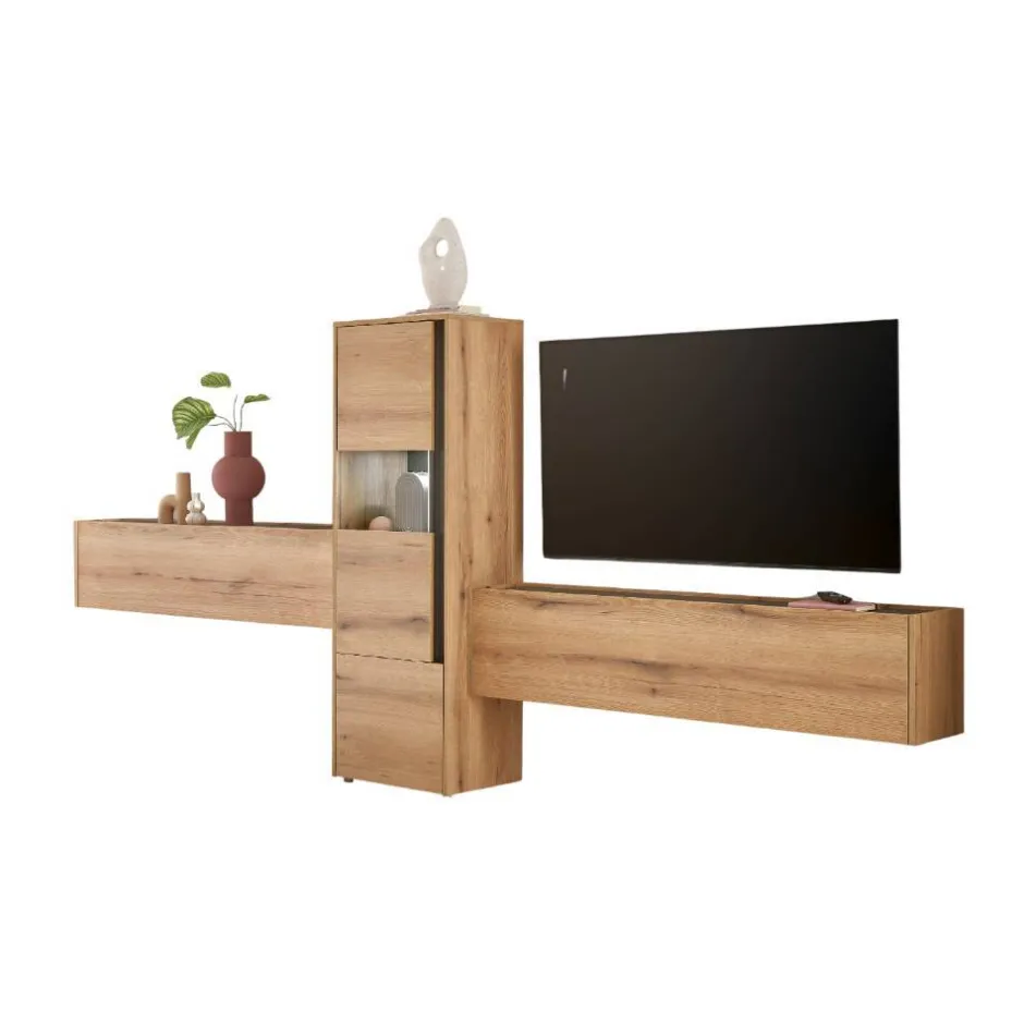 Wohnen Vitrine und Hängeschränke Set - Colomania (dreiteilig)