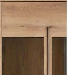 Vitrinen Schrank in Eiche Dekor - Brocus^Wohnen