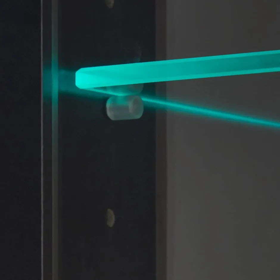 Vitrinen Schrank in Eiche Dekor - Brocus^Wohnen