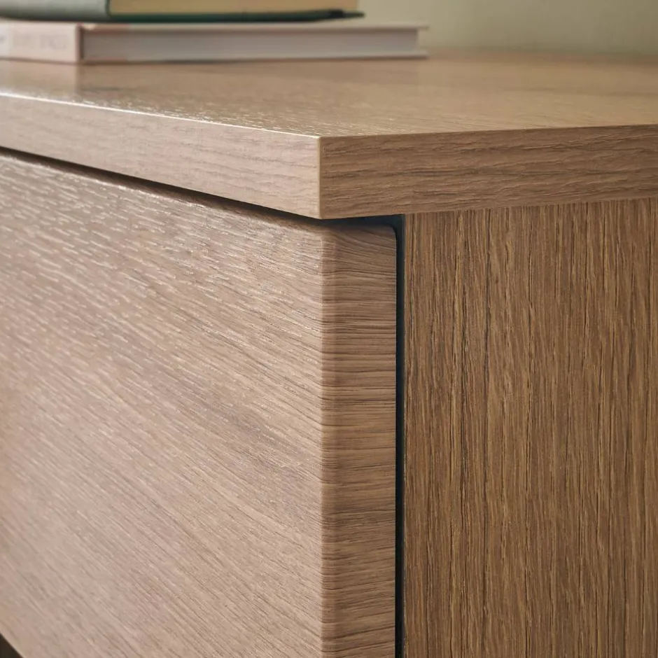 Wohnen Vitrinenkombination und Wandboard Set - Brocus (vierteilig)