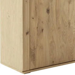 Wohnen Vitrinenschrank in Asteiche Hell - Jevedaz