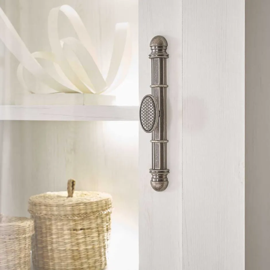 Vitrinenschrank in Holzoptik Pinie weiß - Liancos^Wohnen Sale