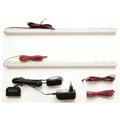 Vitrinenschrank in Weiß und Schwarzgrau - Loazin^Wohnen Online