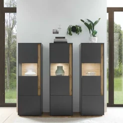 Vitrinenschränke Set in Modern - Ahilav (dreiteilig)^Wohnen Clearance