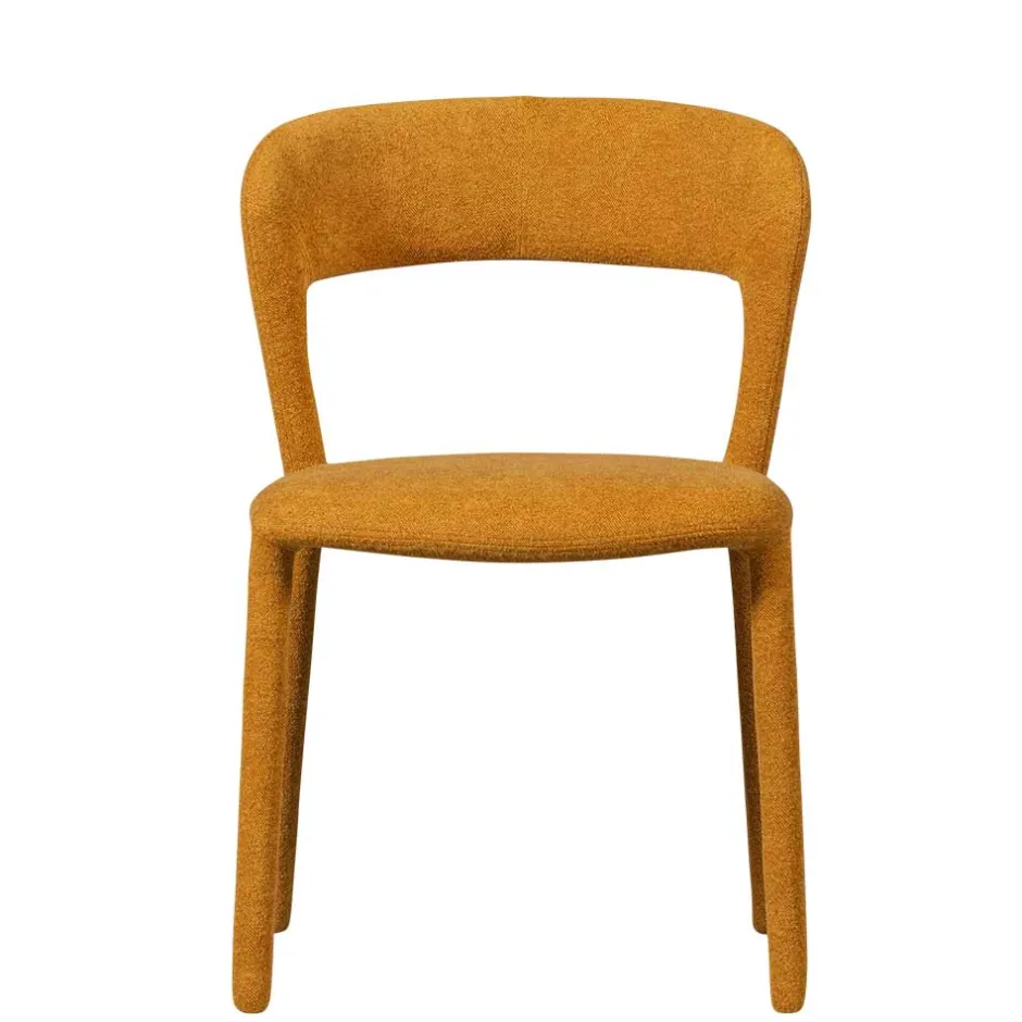 Vollständig gepolsterte Stühle in Gelb - Posky (2er Set)^Wohnen Online