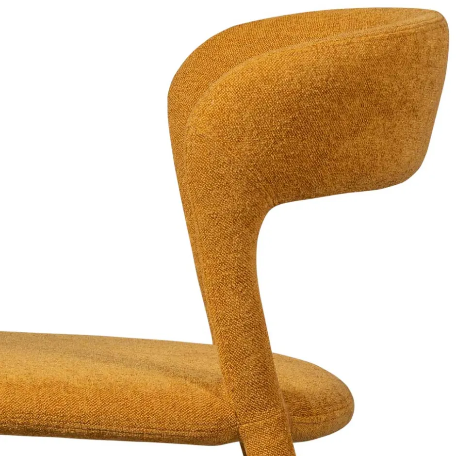 Vollständig gepolsterte Stühle in Gelb - Posky (2er Set)^Wohnen Online