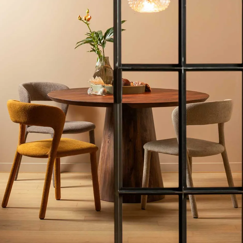 Vollständig gepolsterte Stühle in Gelb - Posky (2er Set)^Wohnen Online