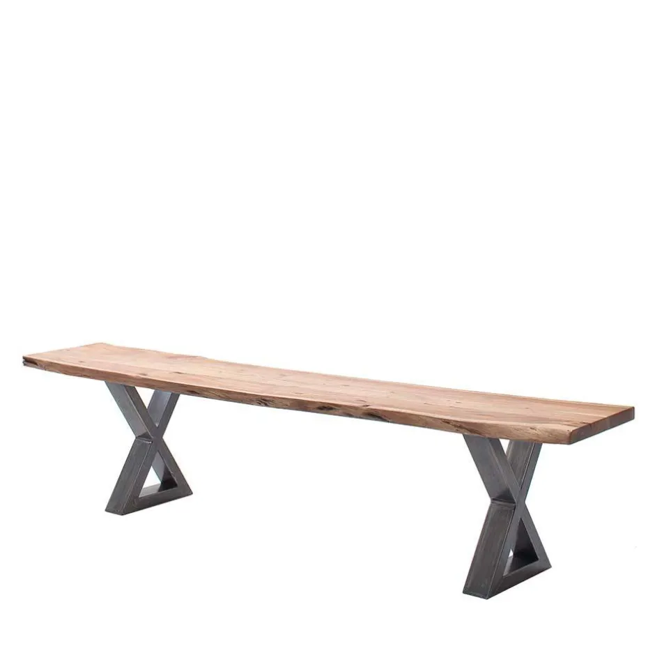 Wohnen Waldkanten Esstischbank in Akazie Natur - Clarina