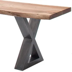 Wohnen Waldkanten Esstischbank in Akazie Natur - Clarina