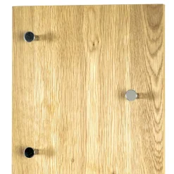 Wand Garderobe Eiche Furnier Colocca mit 7 Haken^Wohnen Outlet