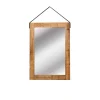 Wand Hängespiegel mit Holzrahmen aus Mango - Nicono^Wohnen Online