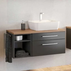 Wand Waschbecken Unterschrank 90x41 cm - Estregos^Wohnen Best