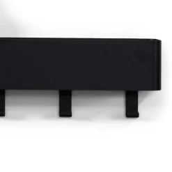 Wandablage mit Haken in Schwarz - Straits^Wohnen Outlet