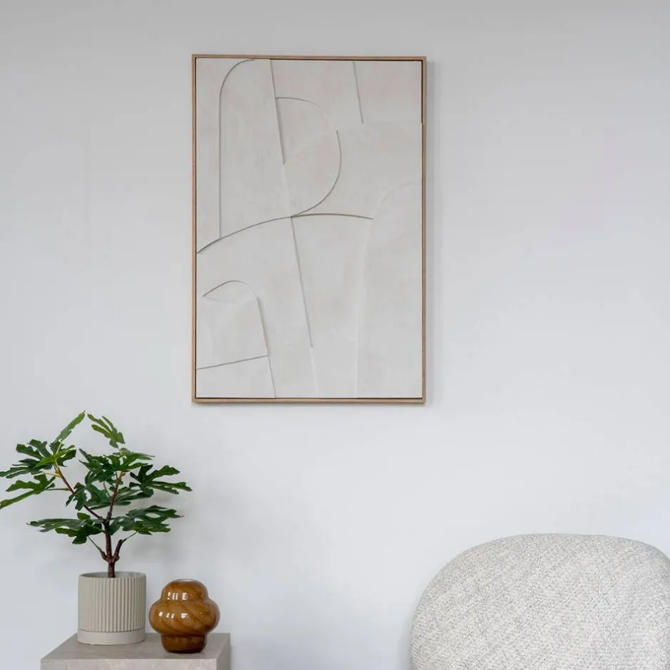 Wohnen Wandbild mit abstraktem Relief - Clause