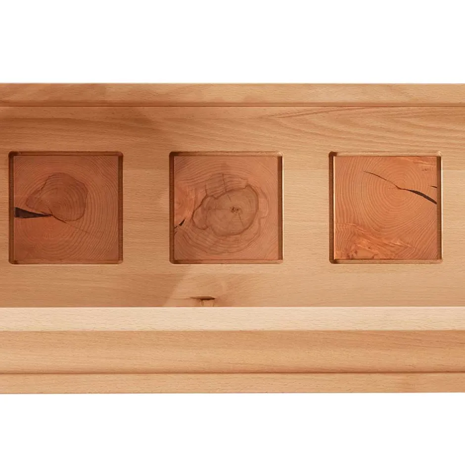 Wandboard aus geöltem Kernbuche Massivholz - Sarosca^Wohnen New