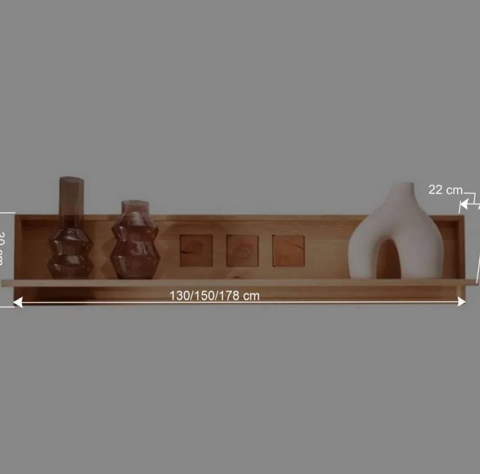 Wandboard aus geöltem Kernbuche Massivholz - Sarosca^Wohnen New