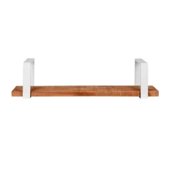 Wandboard aus Mangoholz & Metall Weiß - Siza^Wohnen Discount