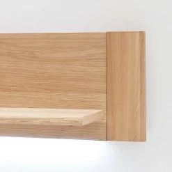 Wohnen Wandboard in 180cm Breite Pontros mit Eiche Bianco Furnier