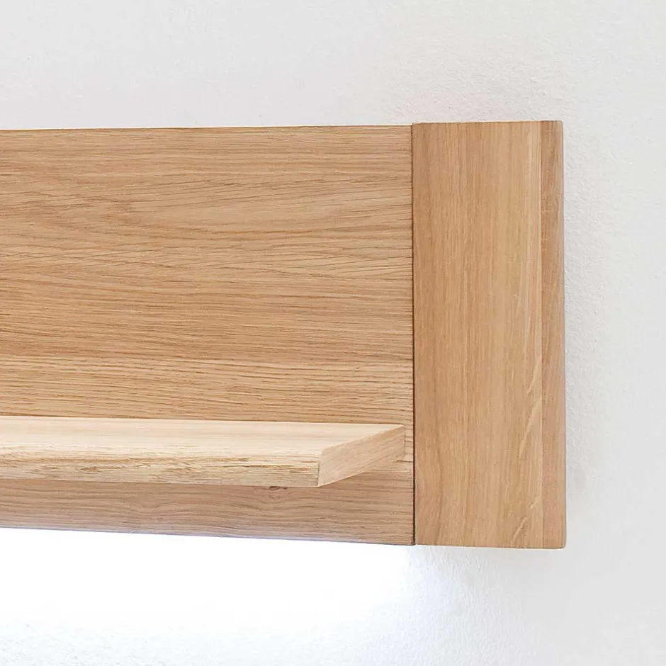 Wohnen Wandboard in 180cm Breite Pontros mit Eiche Bianco Furnier