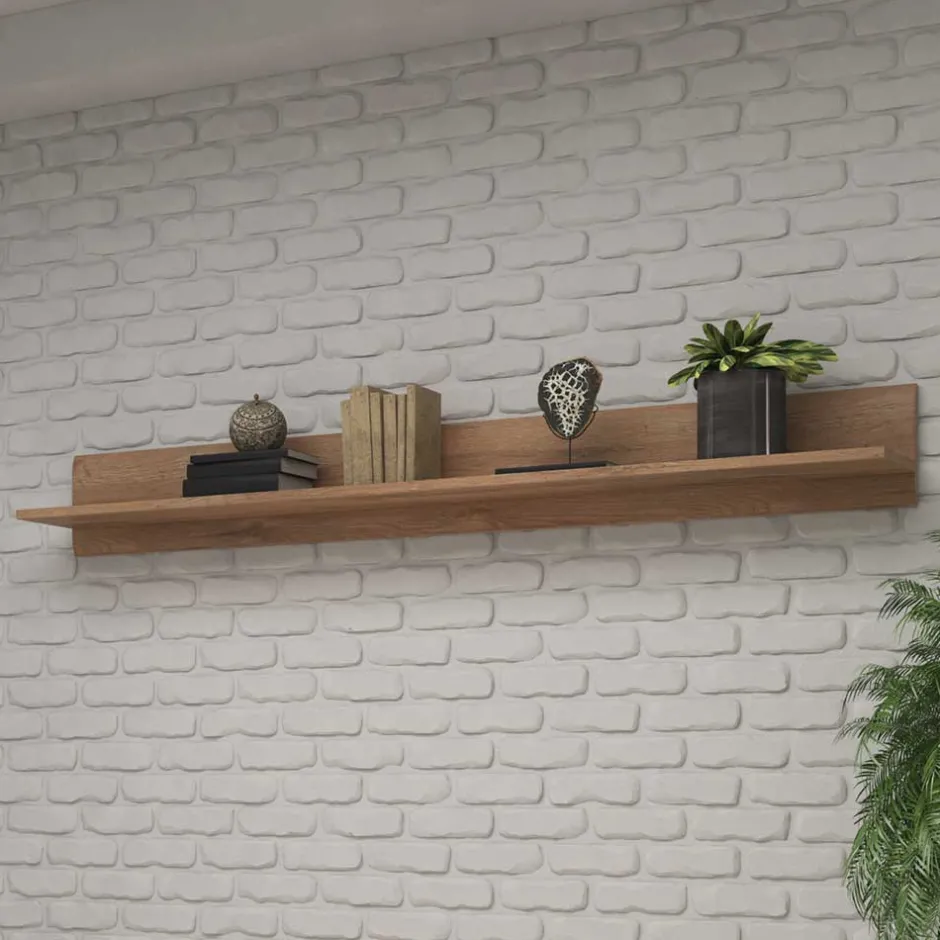 Wohnen Wandboard in Eiche Holzoptik - Aberdeen