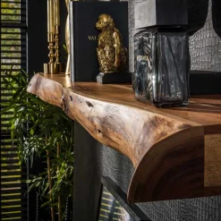 Wohnen Wandboard mit Baumkante aus Akazie - Casaniano