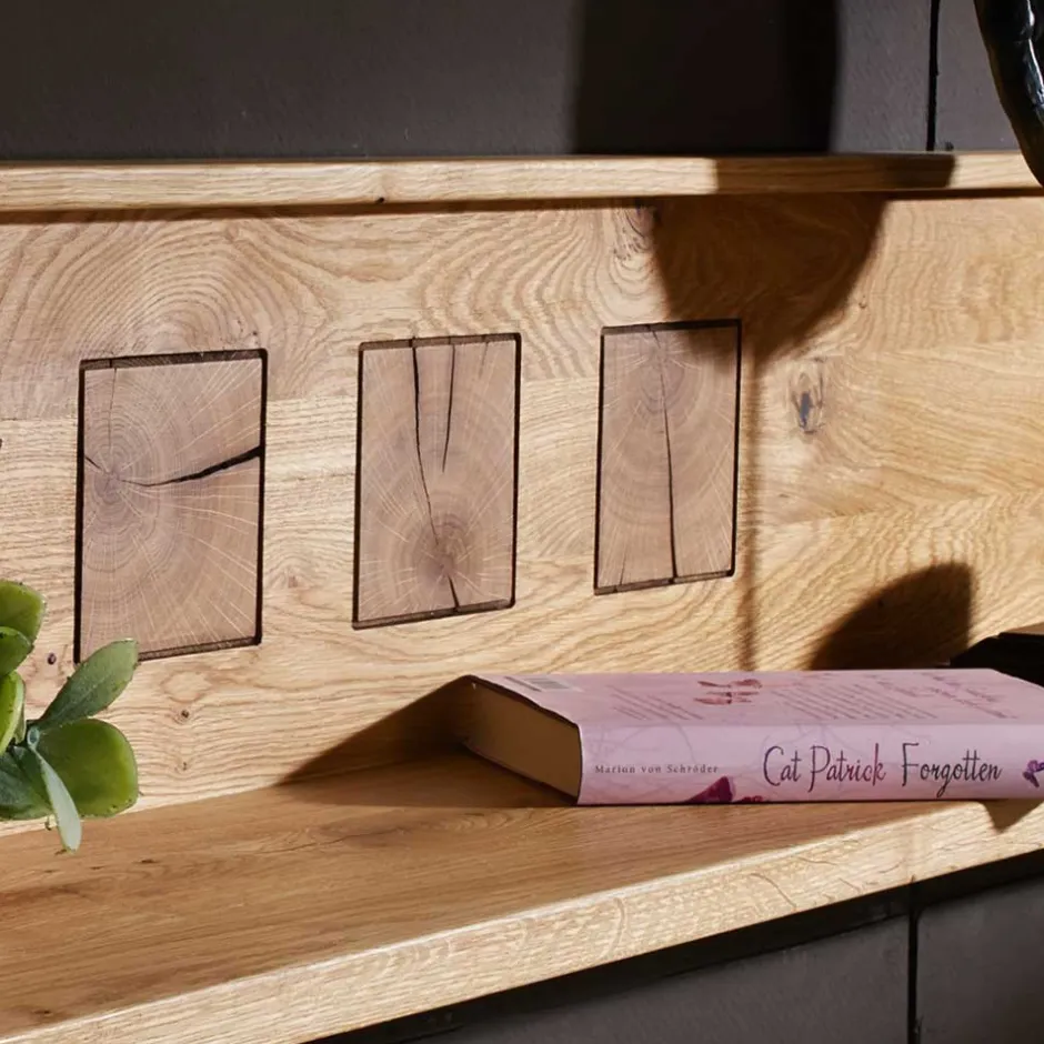 Wohnen Wandboard Troncon aus Wildeiche Echtholz