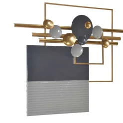 Wohnen Wanddekoration aus Metall - Naomi