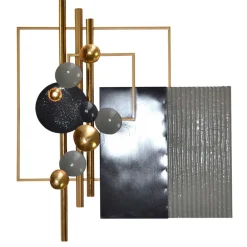 Wohnen Wanddekoration aus Metall - Naomi