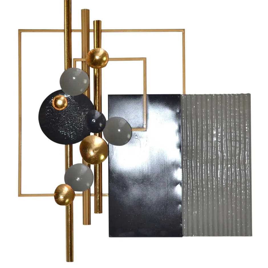 Wohnen Wanddekoration aus Metall - Naomi