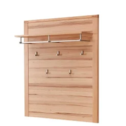 Wohnen Wandgarderobe - 90x110x29 cm in Kernbuche - Viktorion