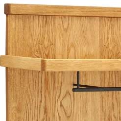 Wandgarderobe aus Balkeneiche Massivholz - Robats^Wohnen Clearance